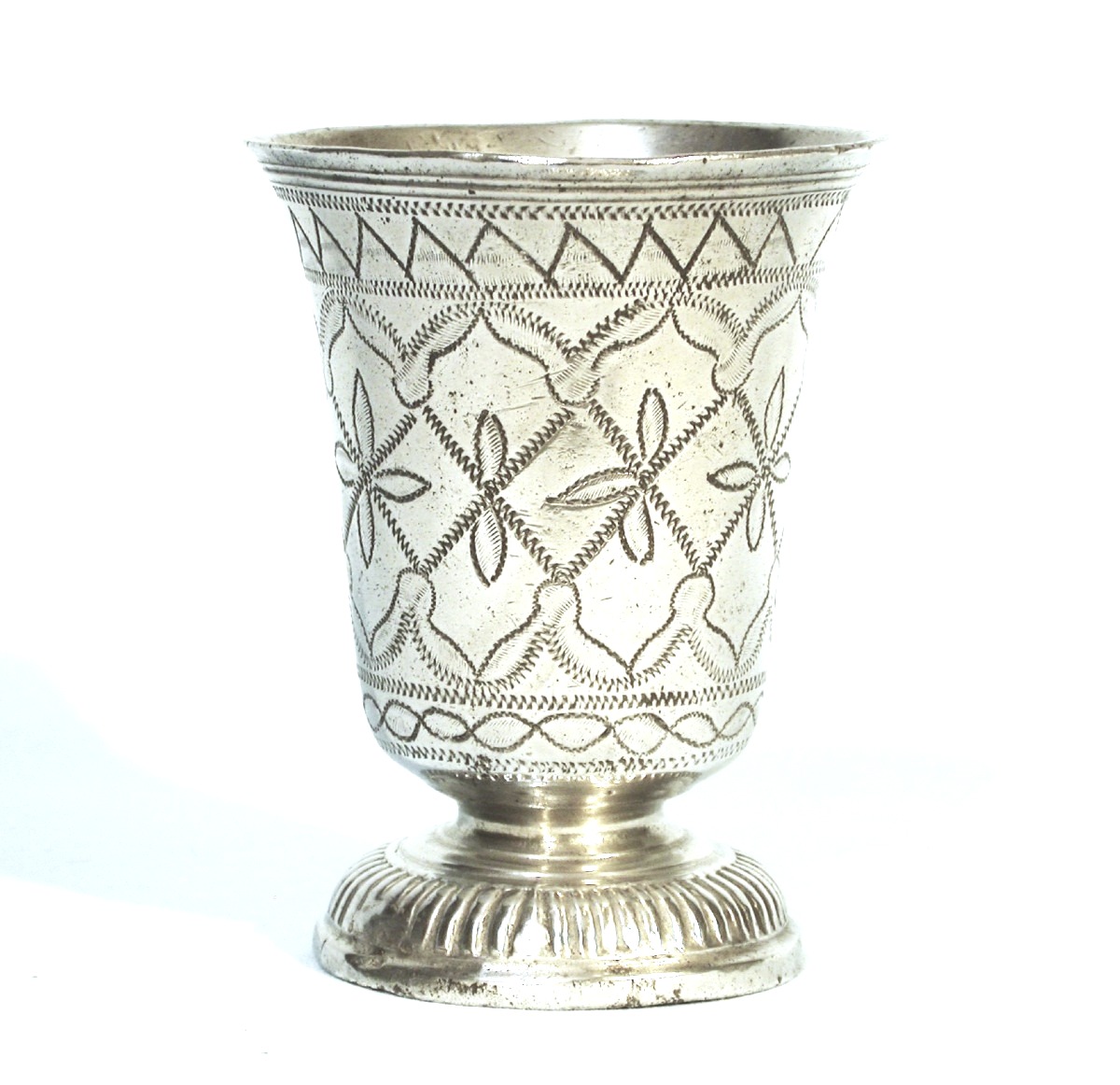 Pewter Cup - Montargis, End Of XVIII Th C.-photo-4