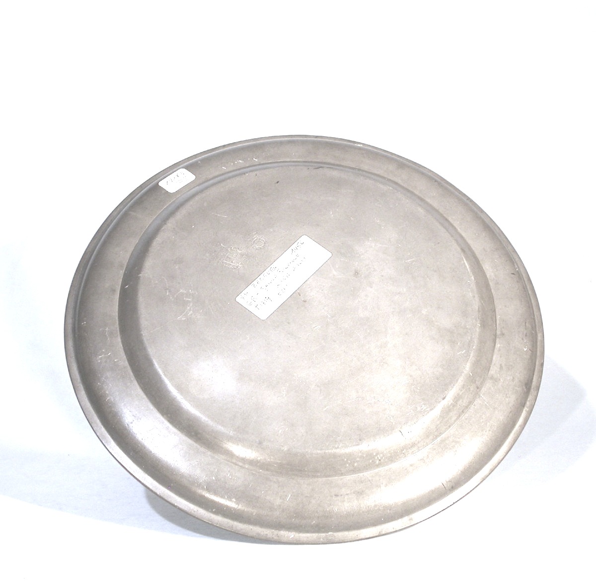 Pewter Dish - Bergues, 18th Century-photo-1