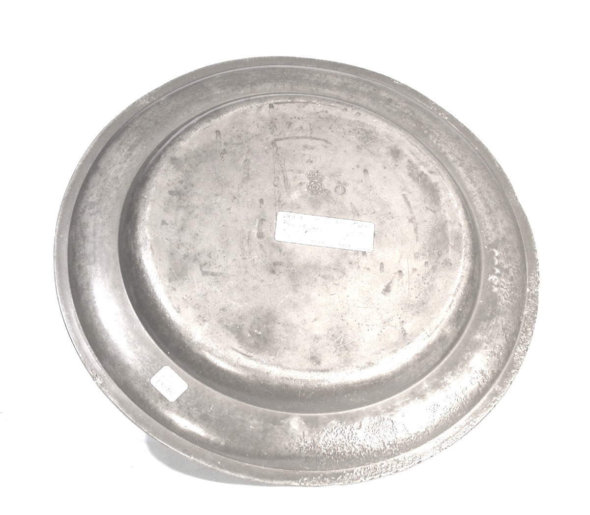 Pewter Dish - Douai, 18th Century-photo-1