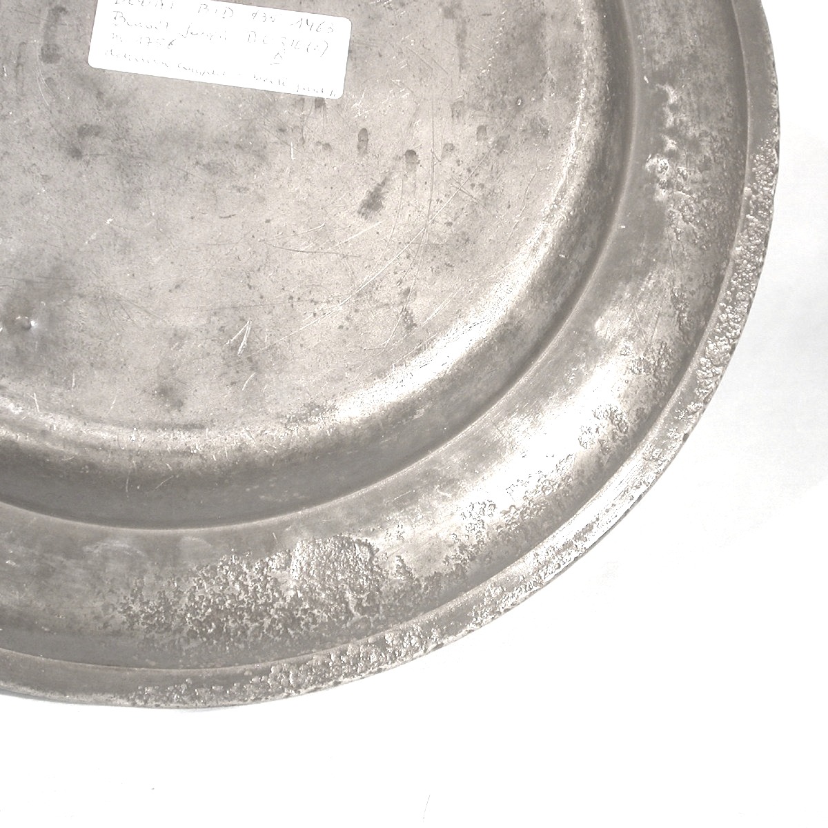 Pewter Dish - Douai, 18th Century-photo-2