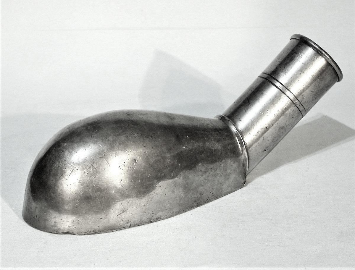 Men's Pewter Urinal - Paris, 19th Century-photo-4