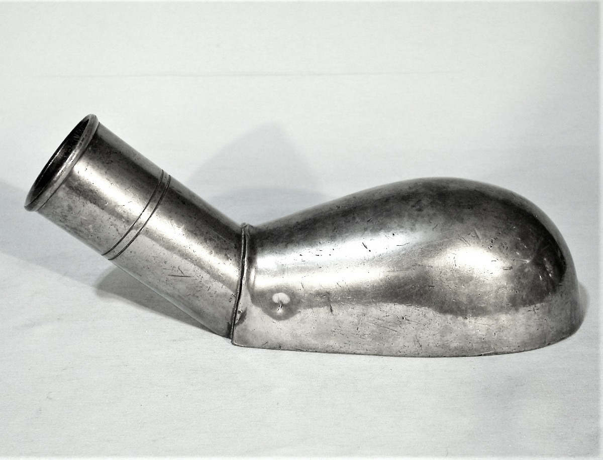 Men's Pewter Urinal - Paris, 19th Century