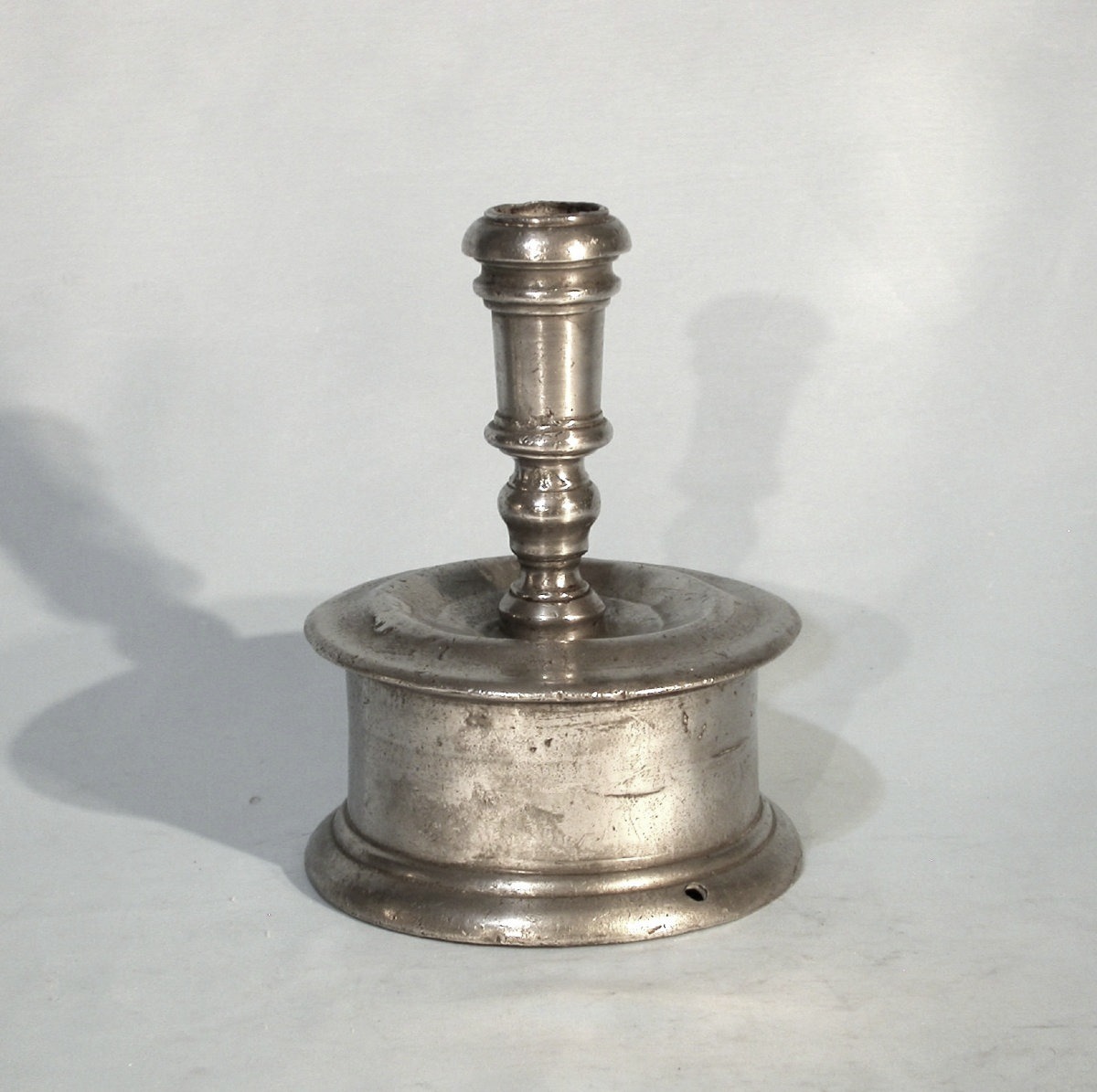 INEDIT - FLAMBEAU EN ETAIN - ESPAGNE (SEGOVIE), CIRCA 1700-photo-2