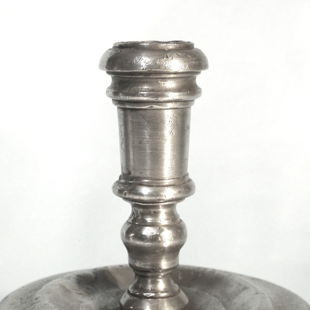 INEDIT - FLAMBEAU EN ETAIN - ESPAGNE (SEGOVIE), CIRCA 1700-photo-3