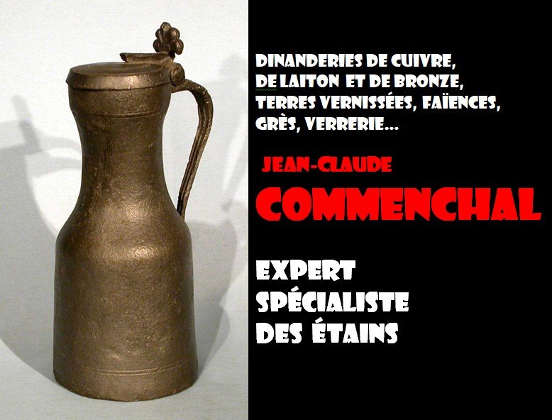 PICHET À VIN EN ETAIN - PARIS, XVIII ème s-photo-5