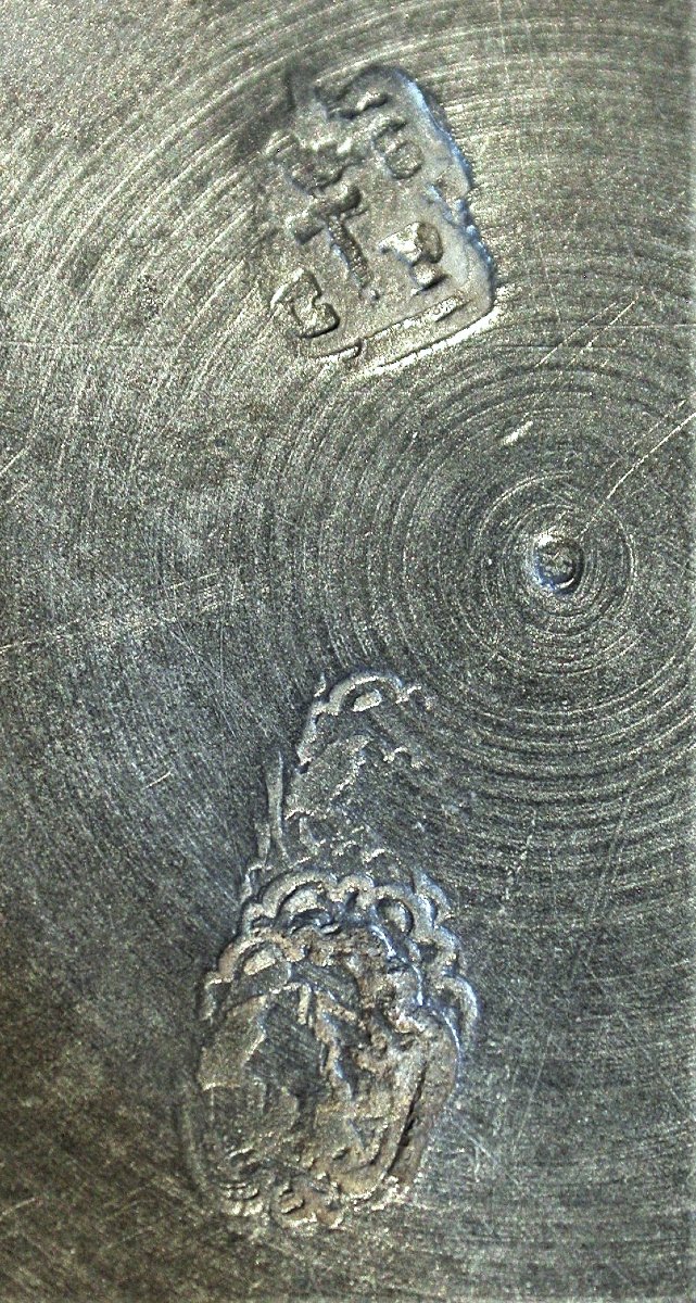 Pewter Wine Pitcher - Paris, 18th Century-photo-2