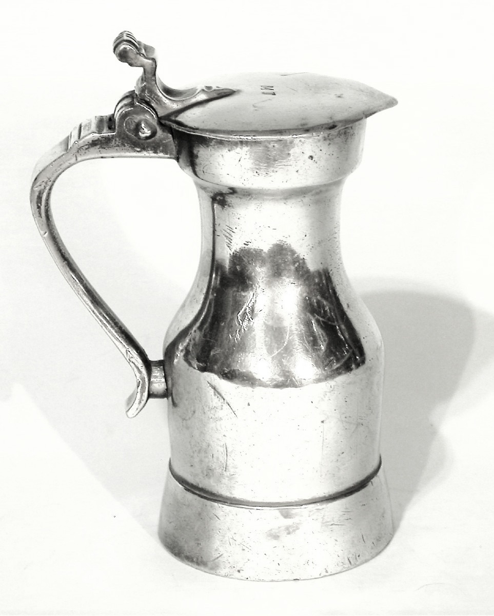 Pewter Wine Pitcher - Paris, 18th Century