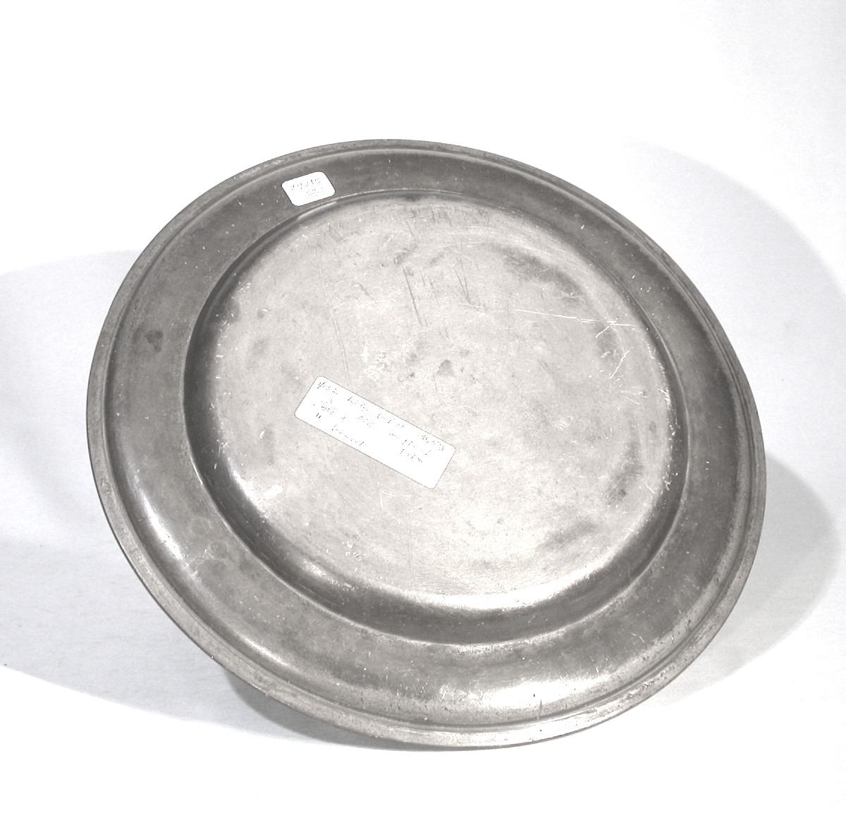 Pewter Dish - Lille, 18th Century-photo-4