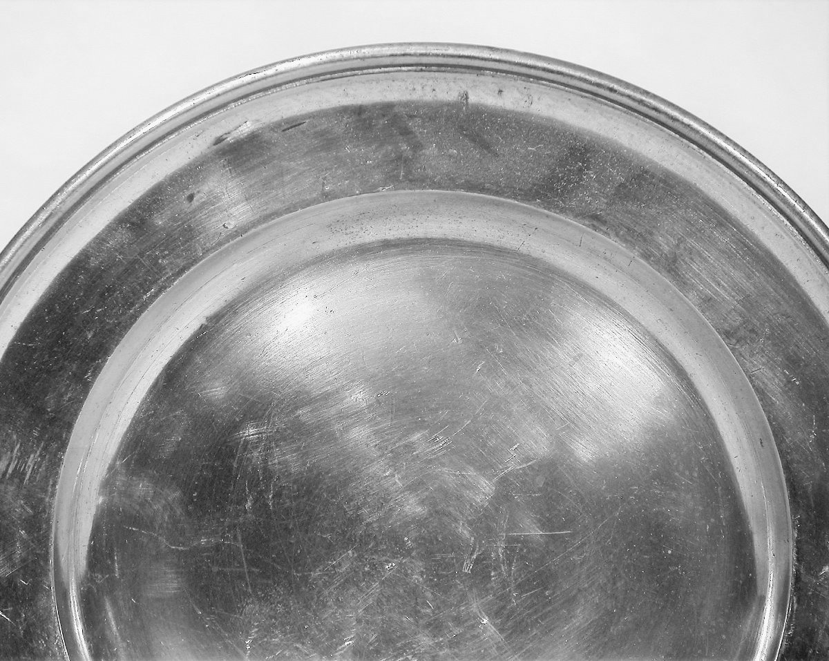 Pewter Plate - Nuremberg, Early 19th Century-photo-2