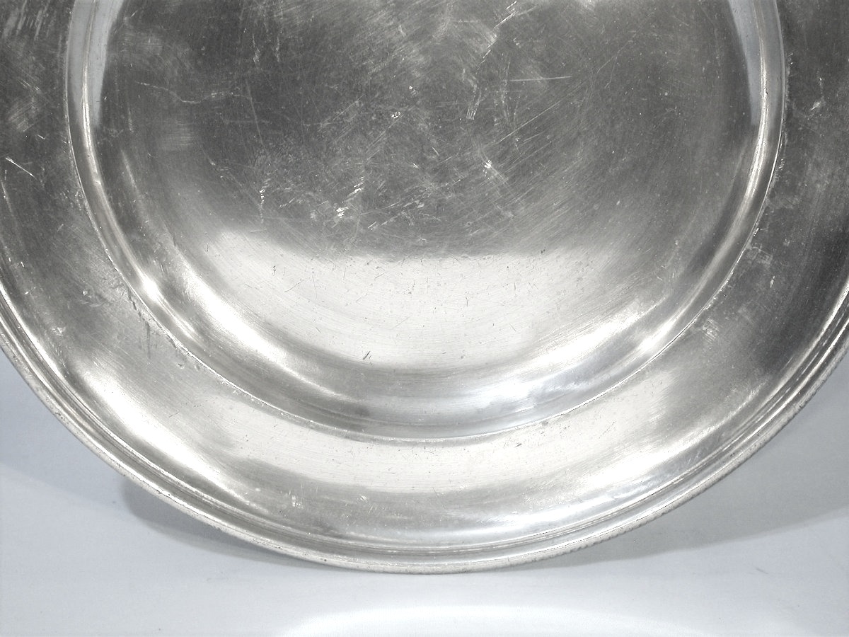 Pewter Plate - Nuremberg, Early 19th Century-photo-3