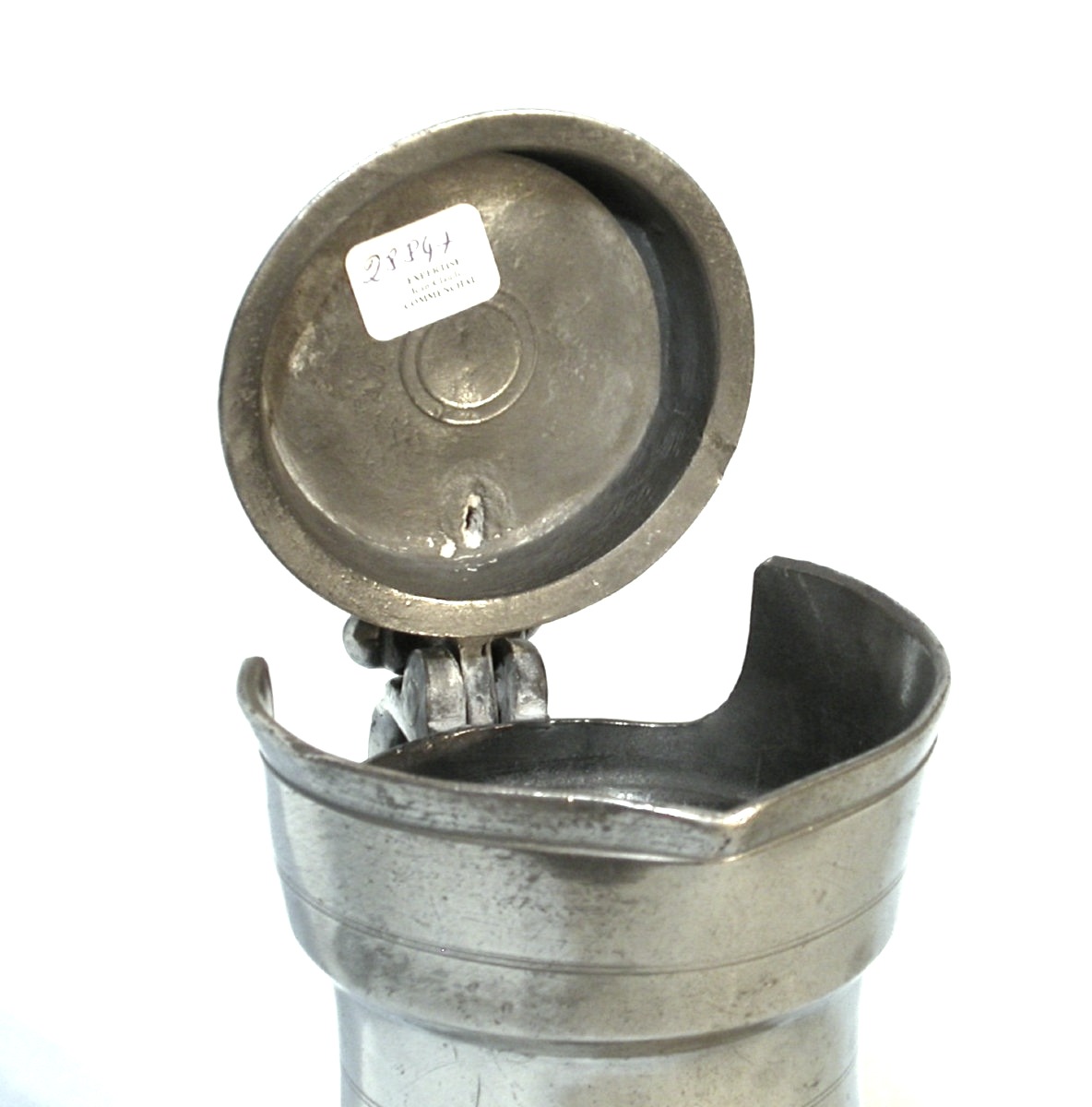 Pewter Wine Pitcher - Orleanais, 18th Century-photo-4