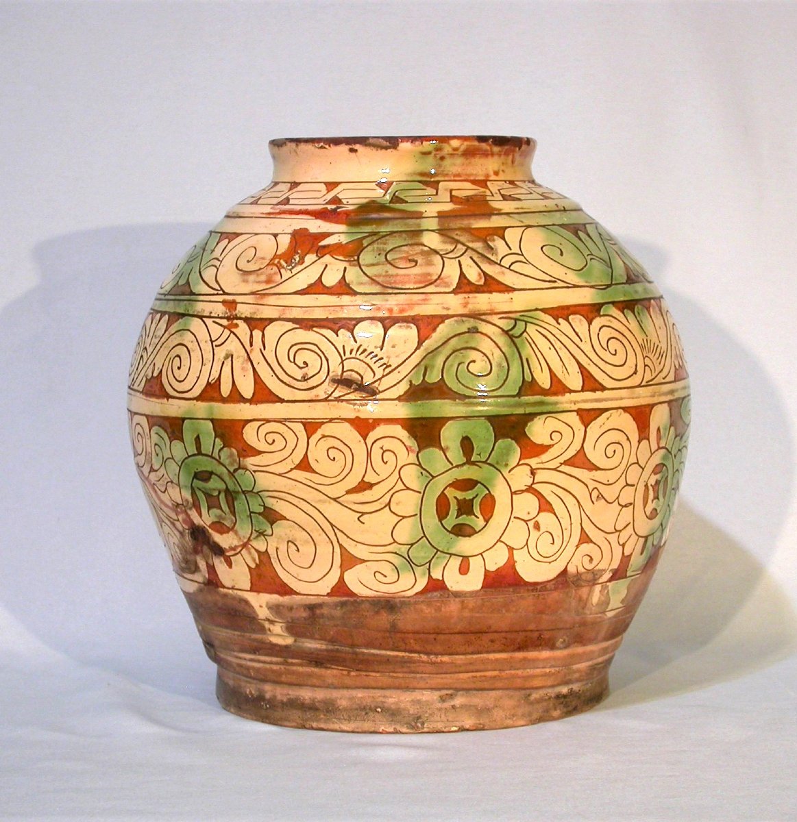 Glazed Earthenware Vase - Italy (venice?), Circa 1600-photo-2