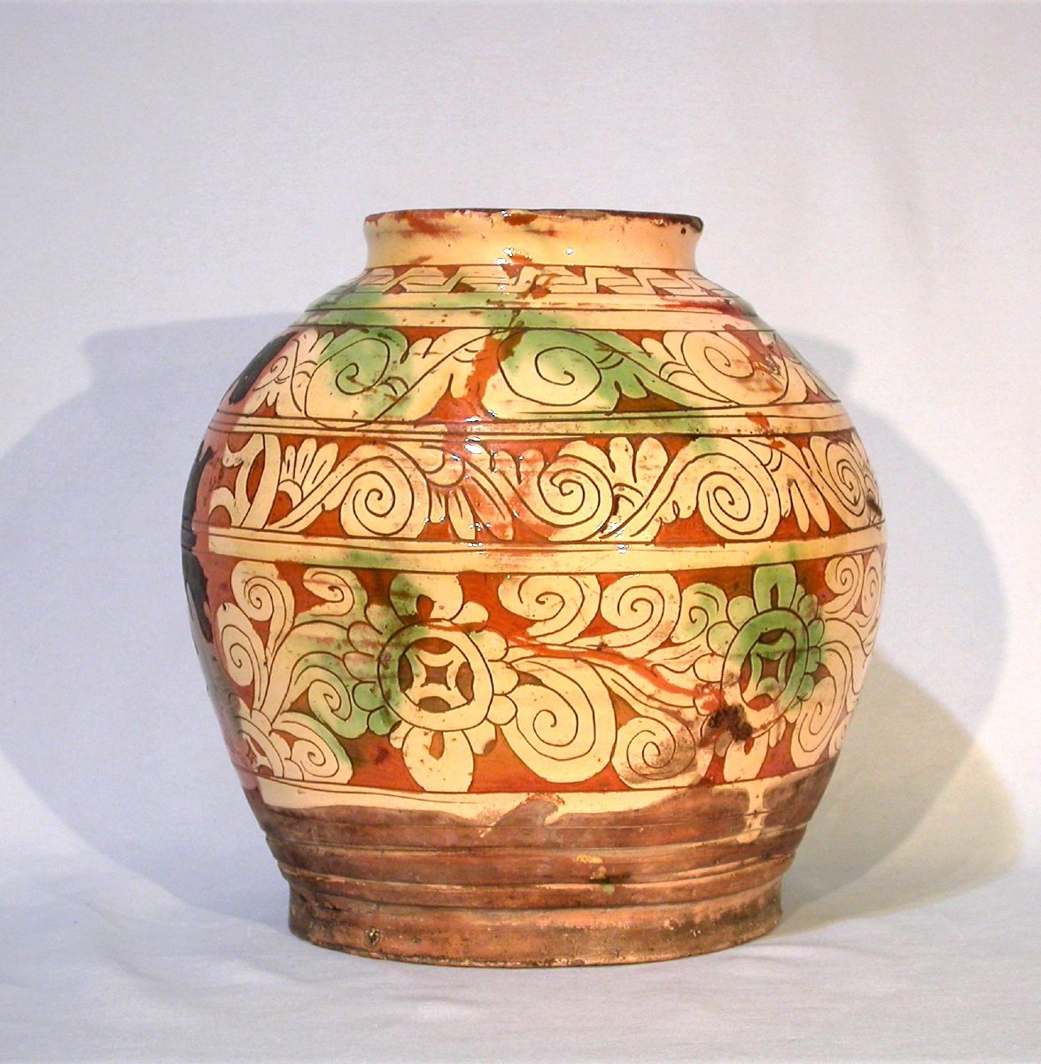 Glazed Earthenware Vase - Italy (venice?), Circa 1600-photo-3