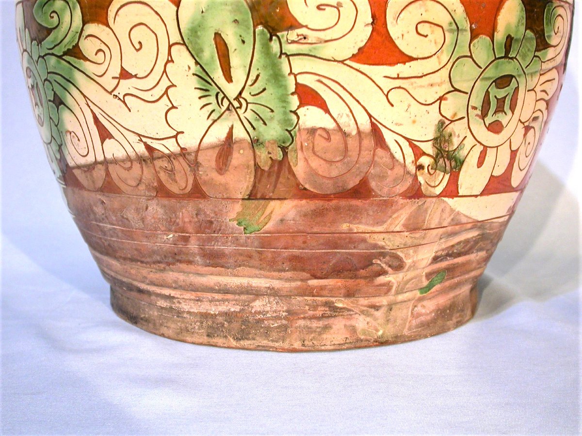 Glazed Earthenware Vase - Italy (venice?), Circa 1600-photo-1