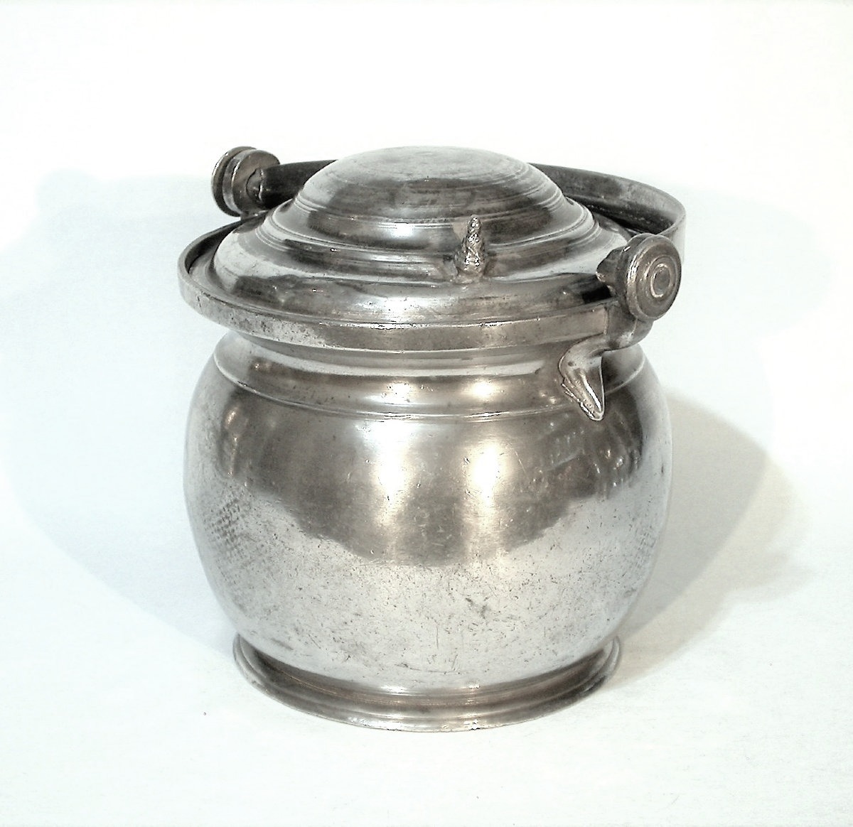 Pewter Dinner Carrier - Parisian Basin, Circa 1800-photo-2