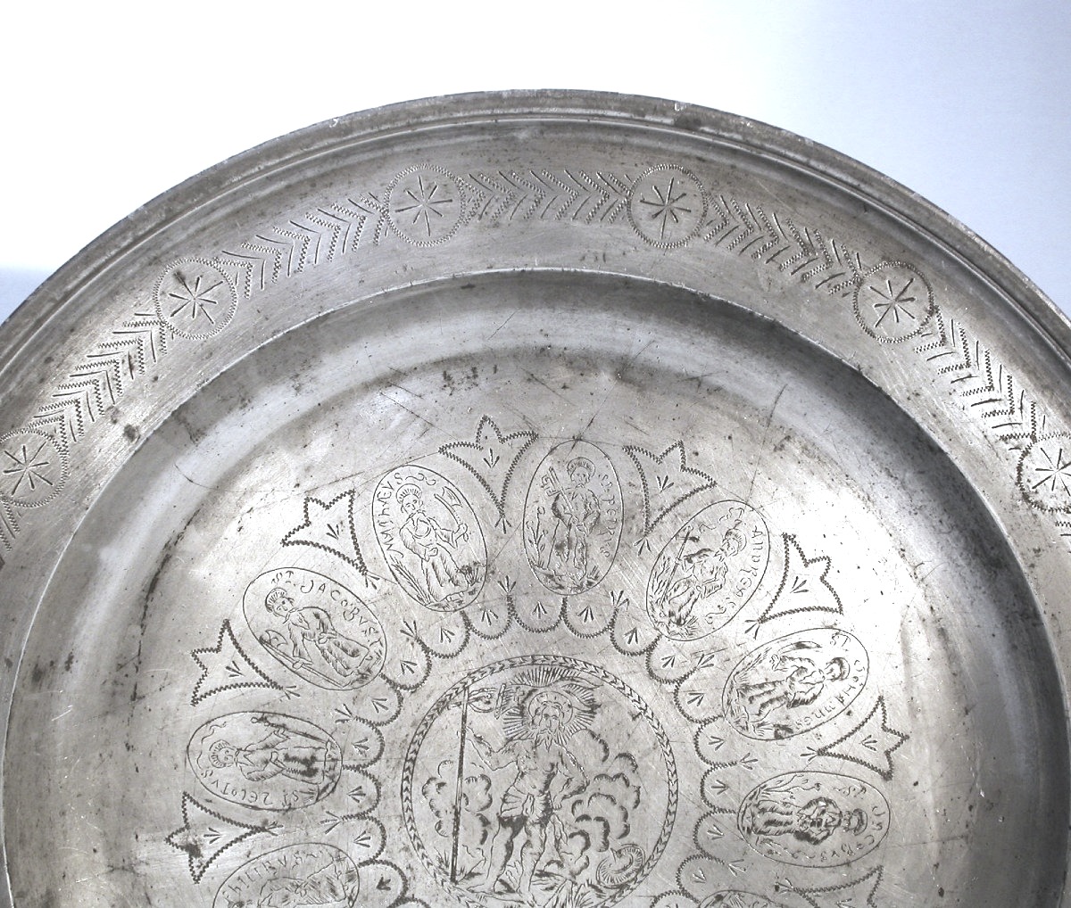 GRAND PLAT GRAVE - FRANCFORT, XVIII ème s.-photo-3