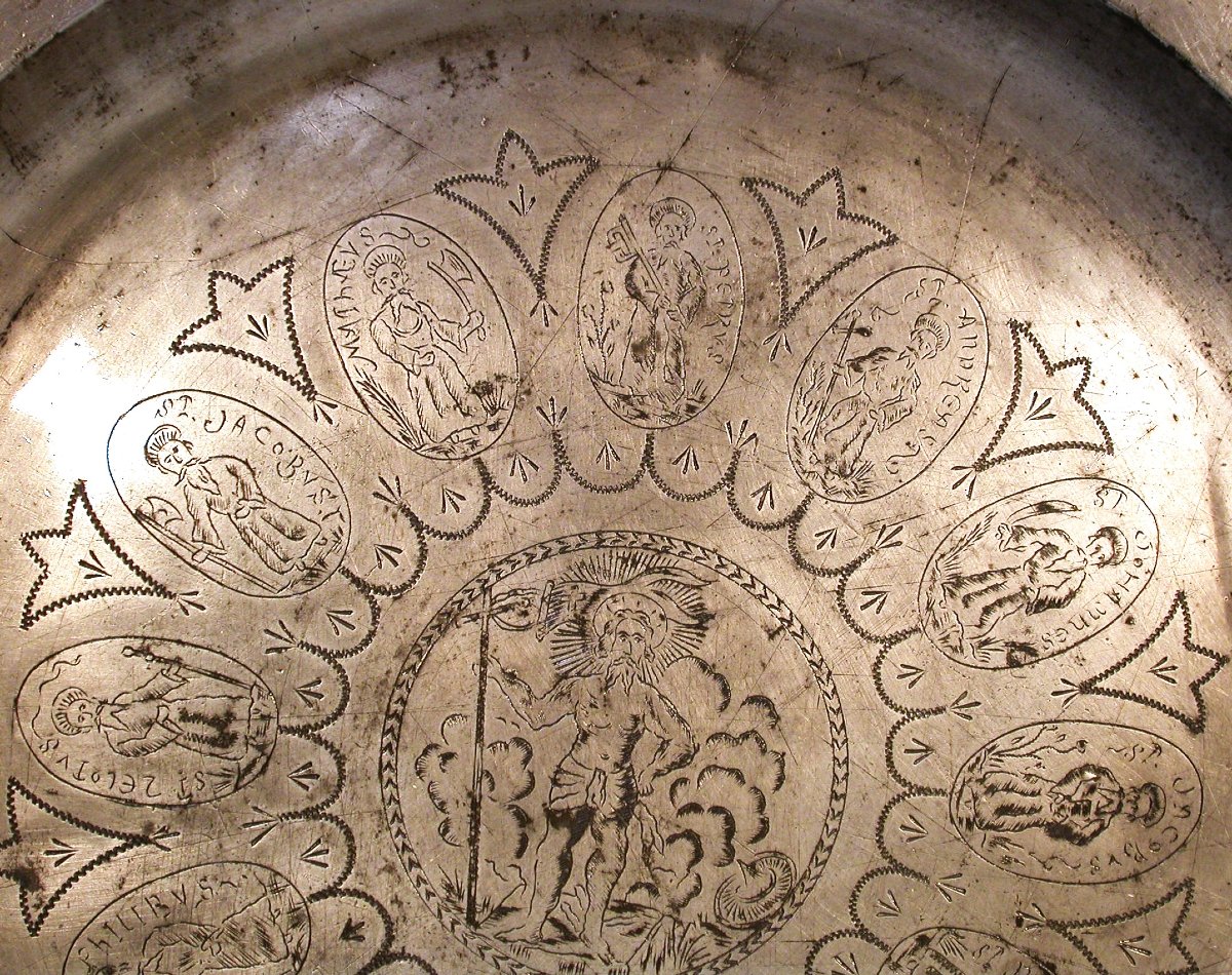 GRAND PLAT GRAVE - FRANCFORT, XVIII ème s.-photo-2