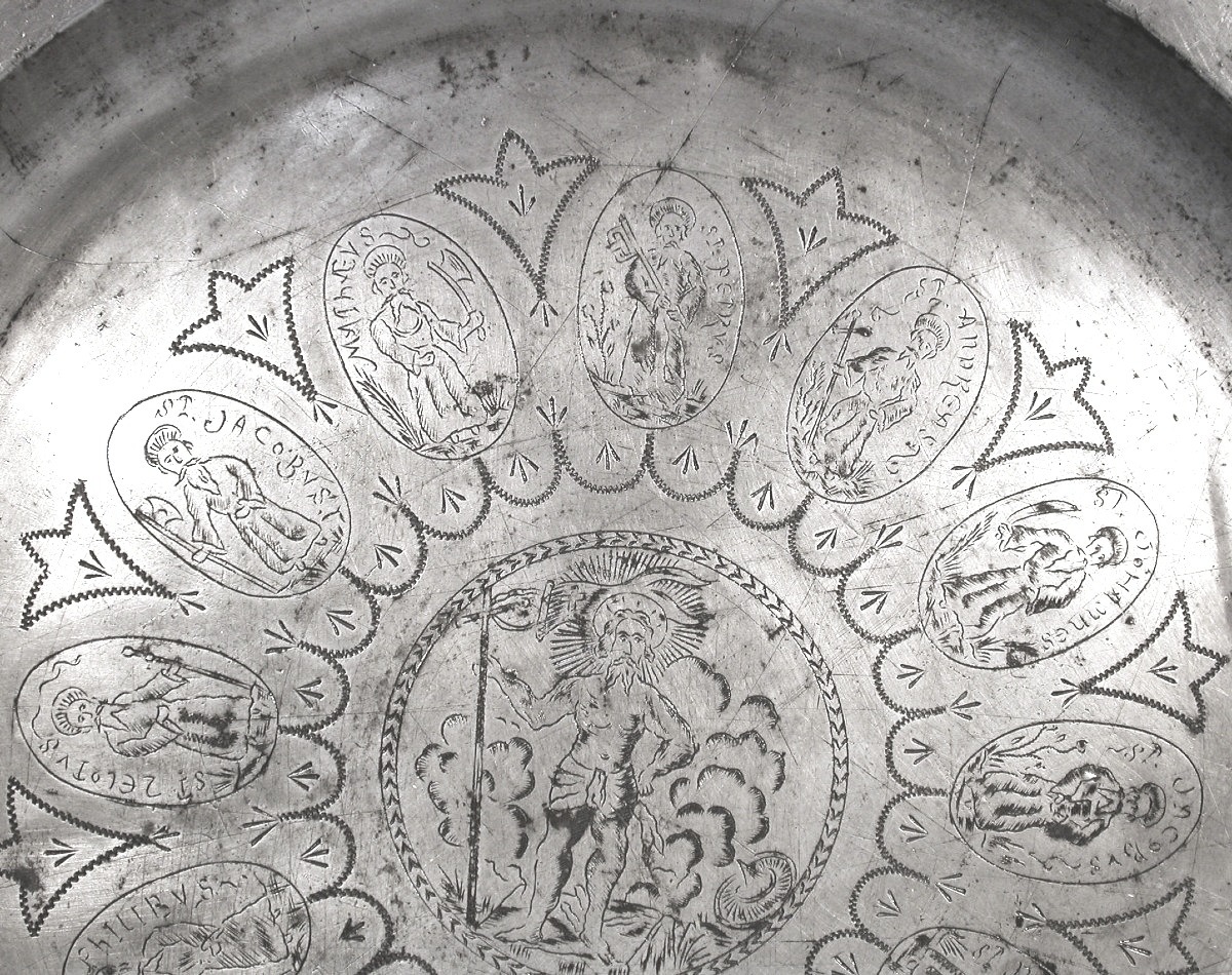 GRAND PLAT GRAVE - FRANCFORT, XVIII ème s.-photo-2