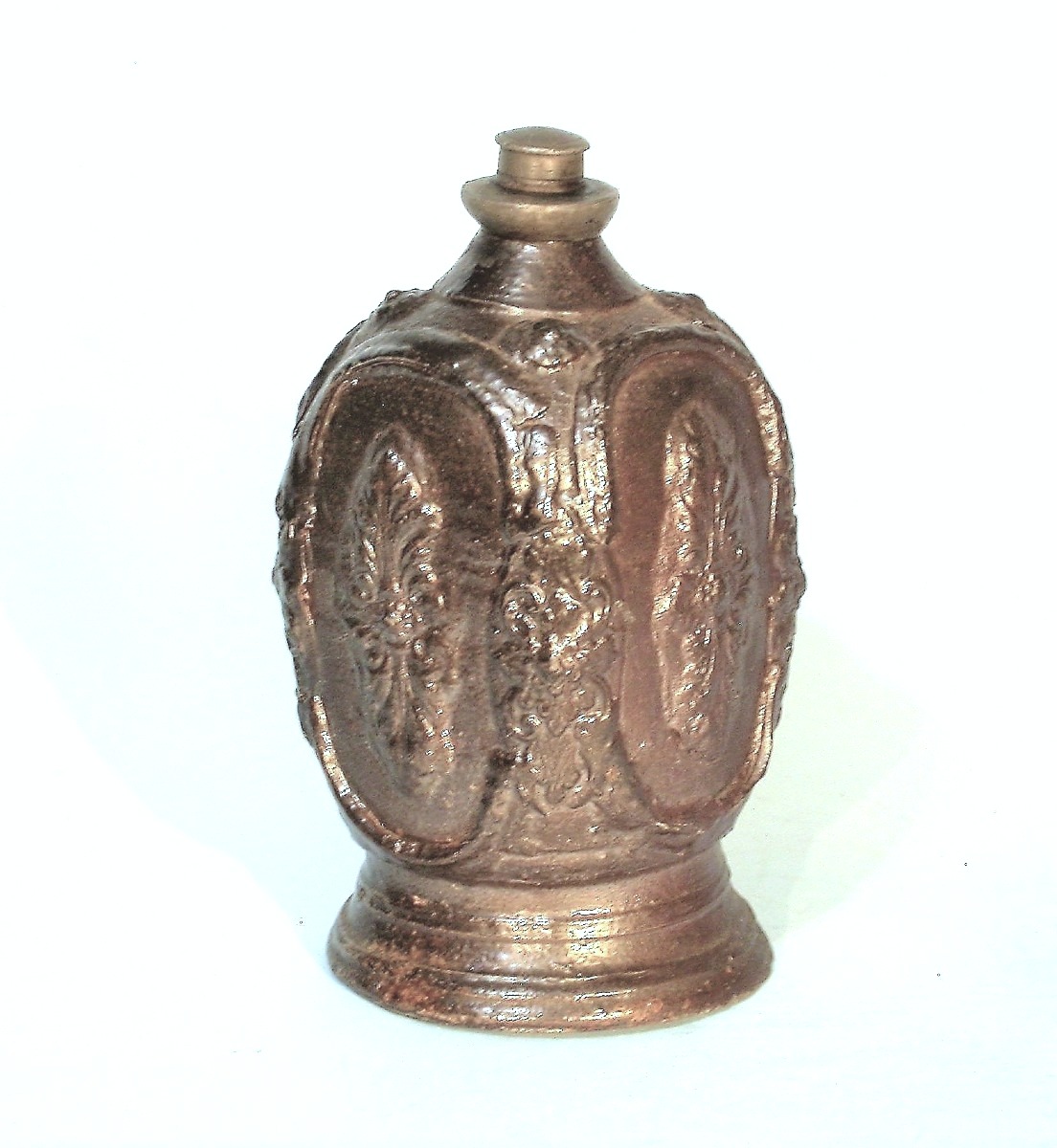 BOUTEILLE EN GRES - ALLEMAGNE (CREUSSEN ?), XVII ème s