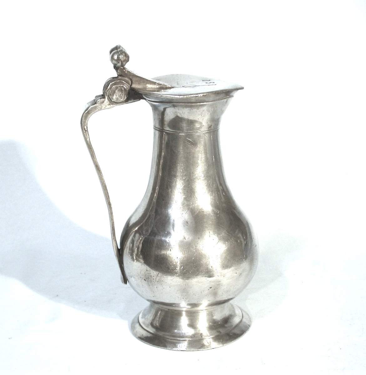 Wine Pewter Pitcher - Besancon, XVIII ème S-photo-2