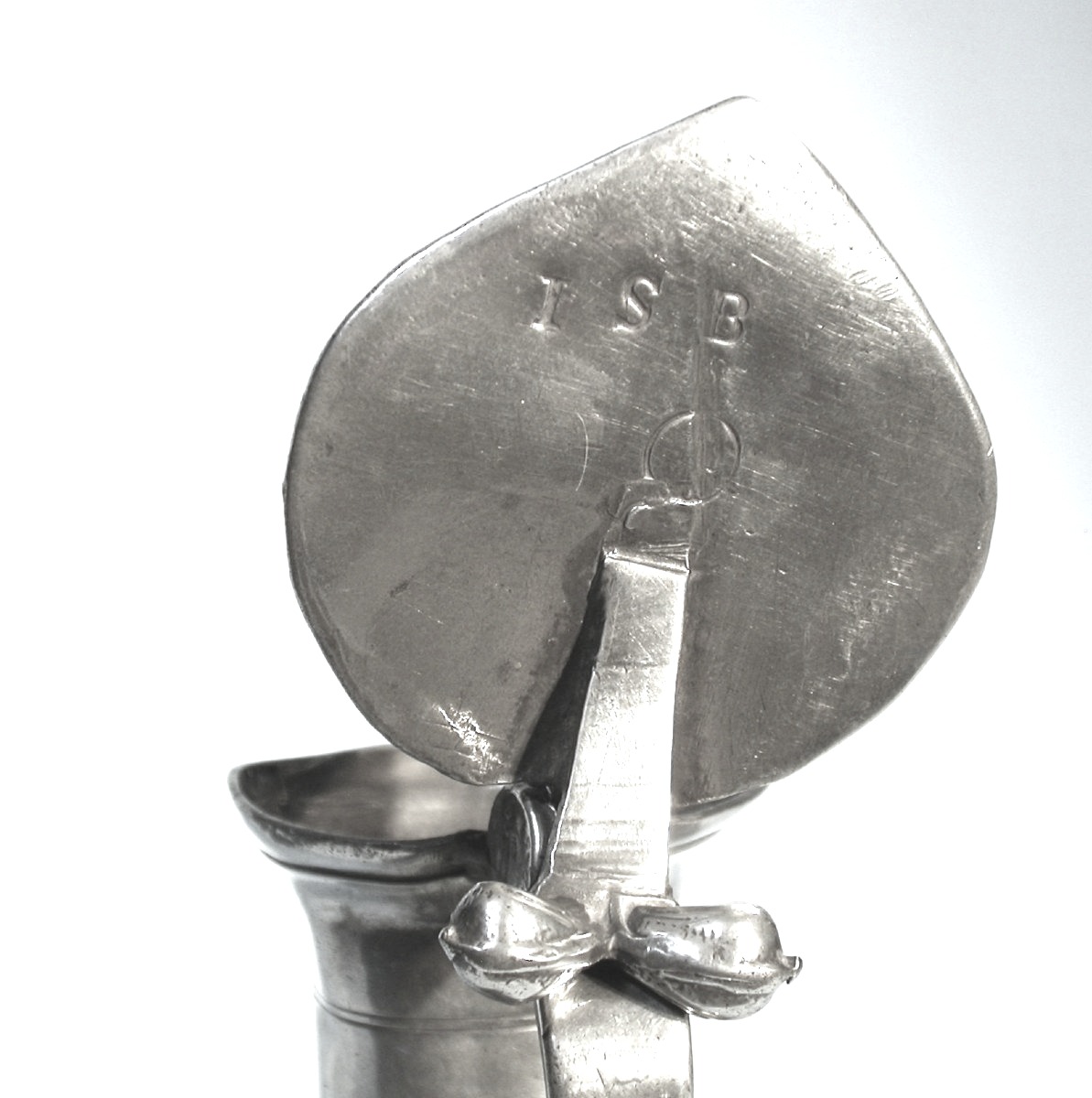 Wine Pewter Pitcher - Besancon, XVIII ème S-photo-1
