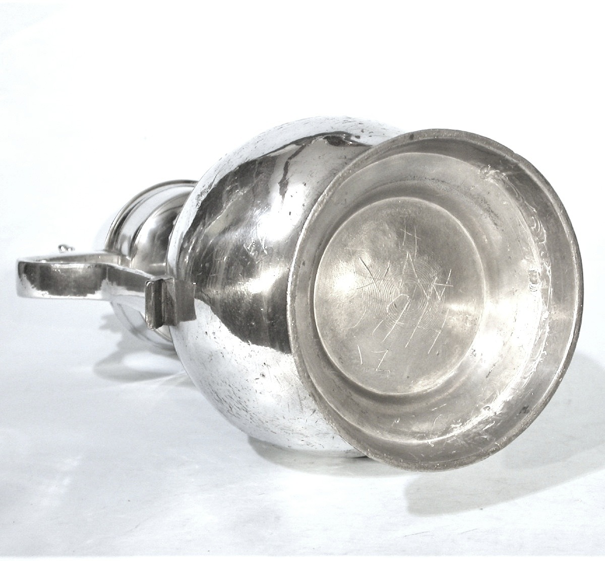 "stegkanne" Pewter Ewer - Berne, 18th Century-photo-4
