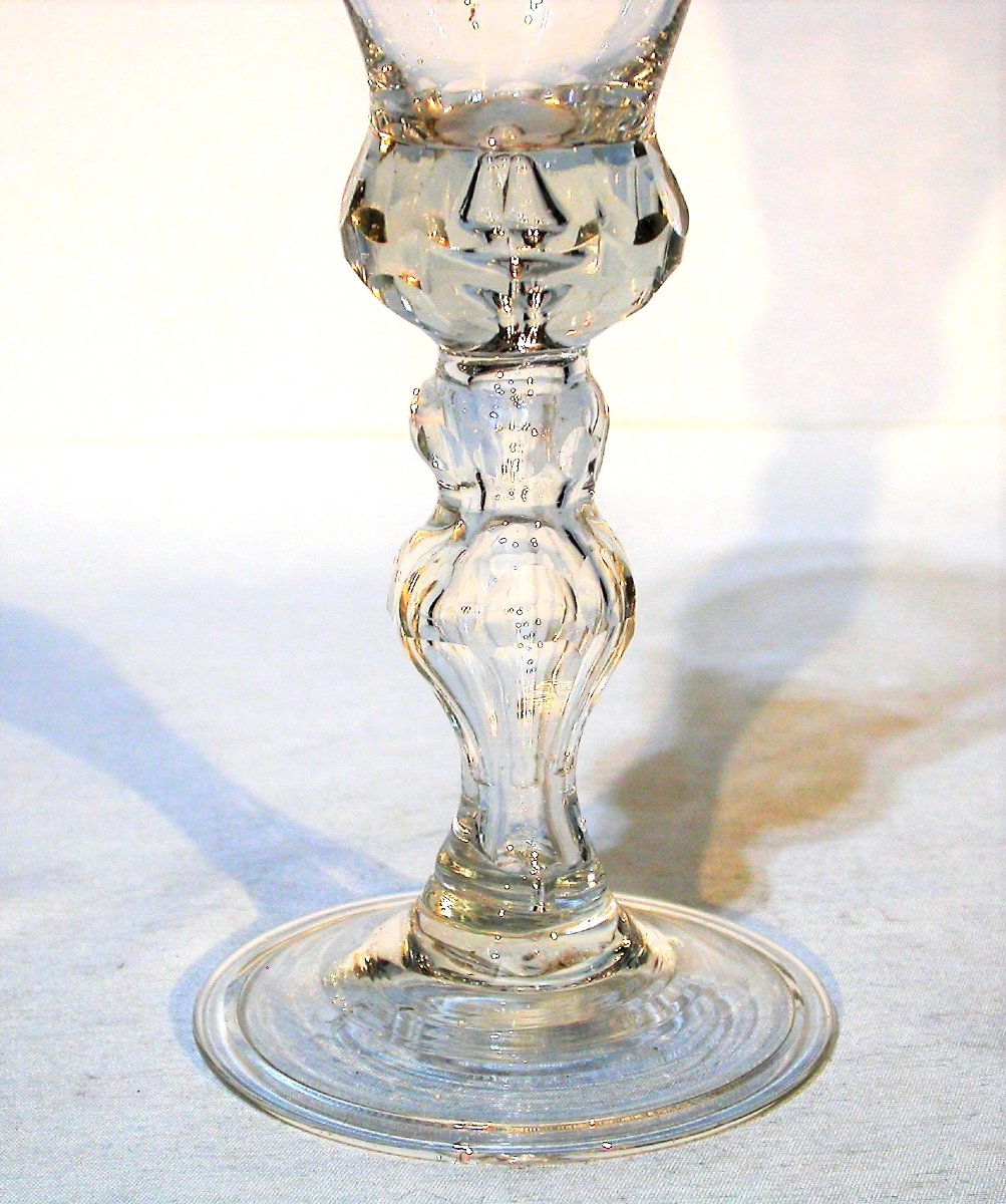 VERRE À JAMBE - PAYS-BAS, XVIII ème s-photo-4