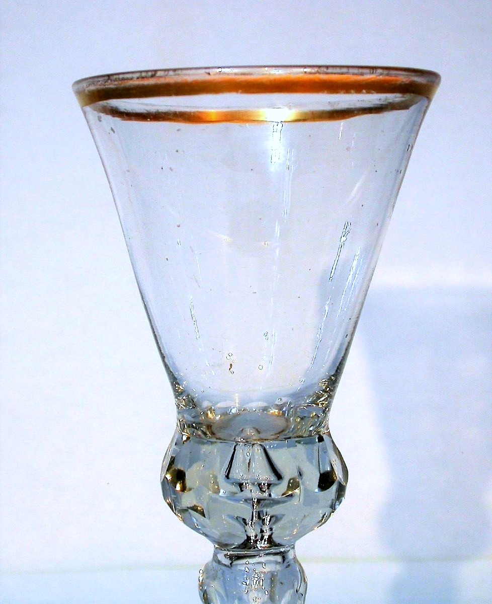 Stemmed Glass - Netherlands, 18th Century-photo-2