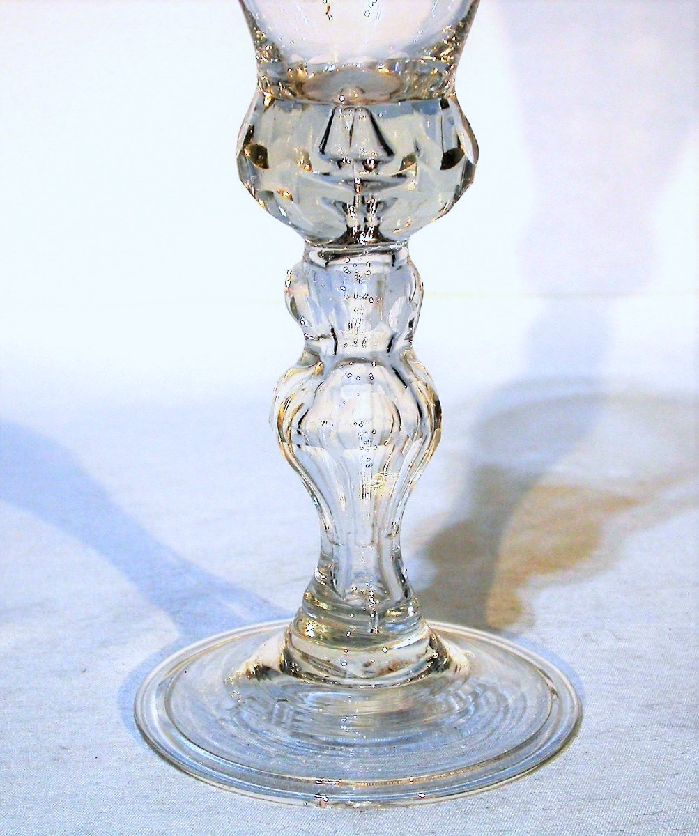 Stemmed Glass - Netherlands, 18th Century-photo-4