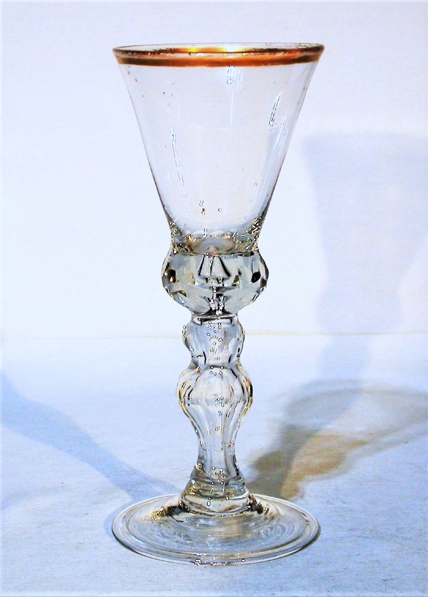 Stemmed Glass - Netherlands, 18th Century-photo-4
