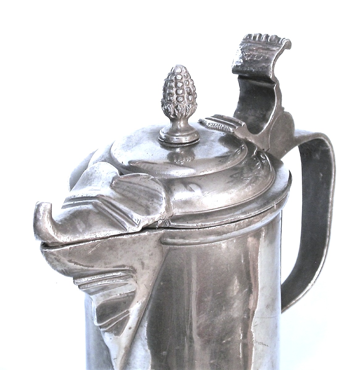 Pewter Wine Pitcher - Mulhouse, Circa 1800-photo-3