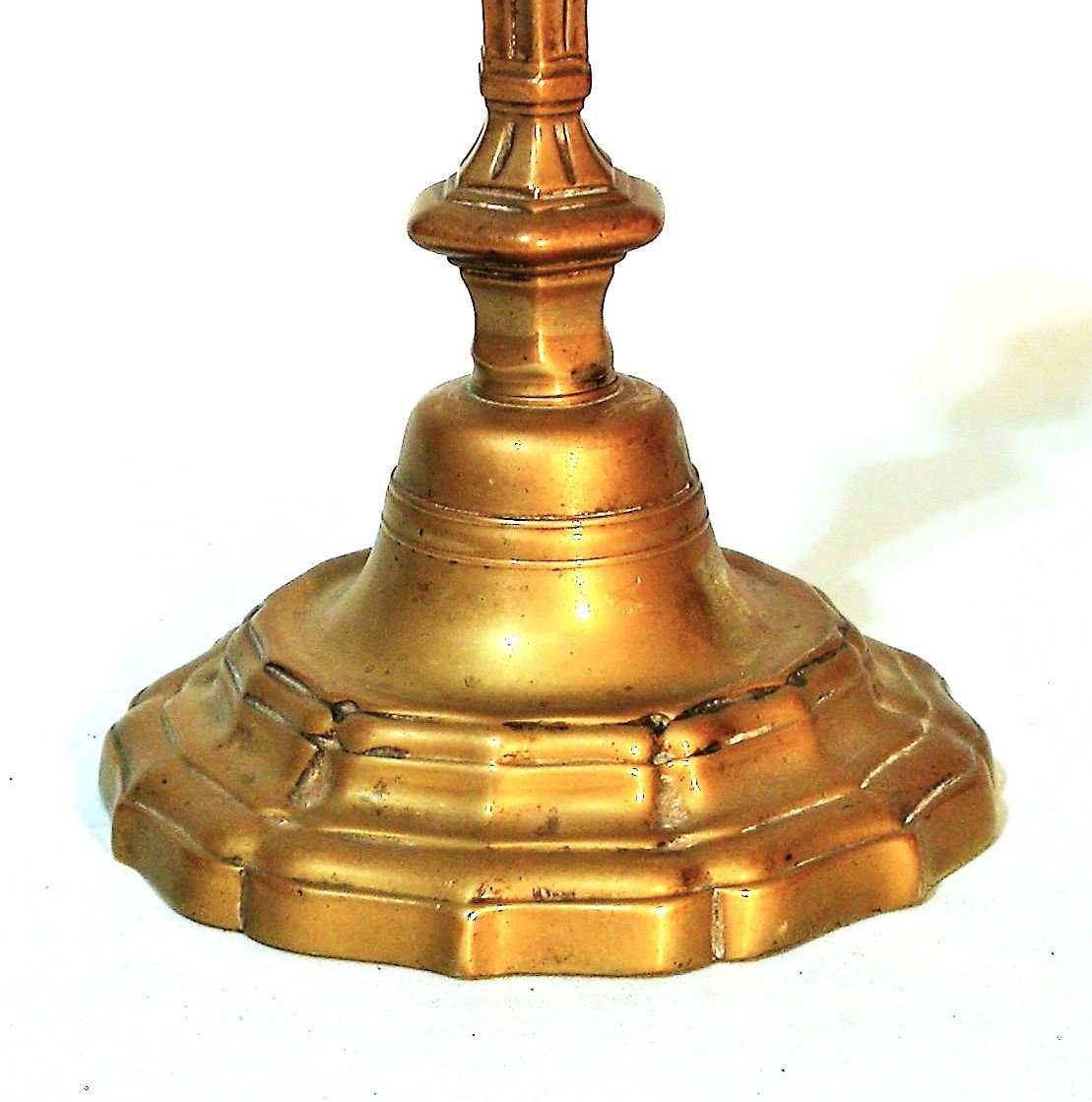 BEAU FLAMBEAU EN BRONZE - FRANCE, XVIII ème s-photo-2