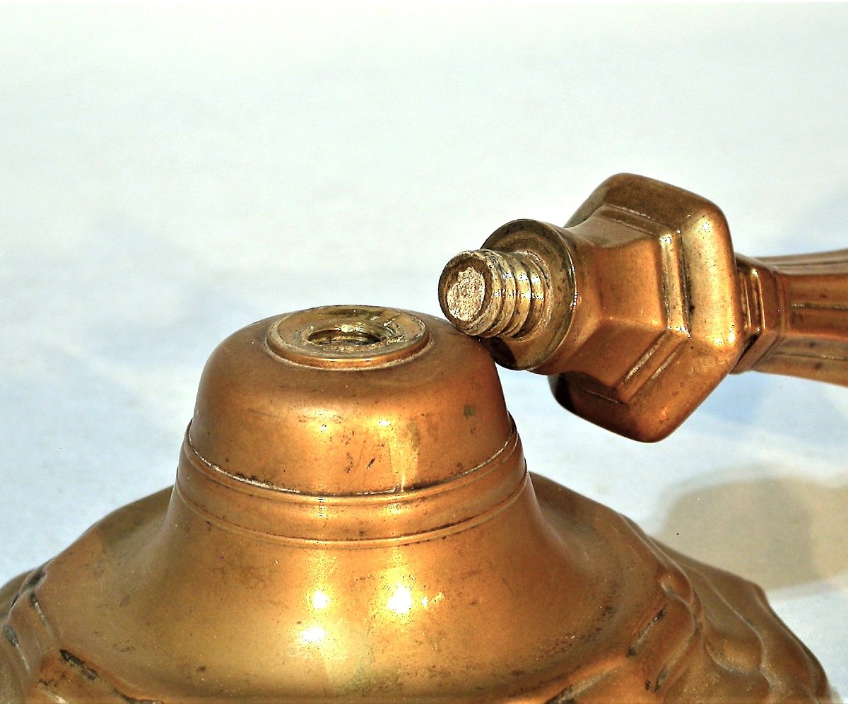 BEAU FLAMBEAU EN BRONZE - FRANCE, XVIII ème s-photo-4