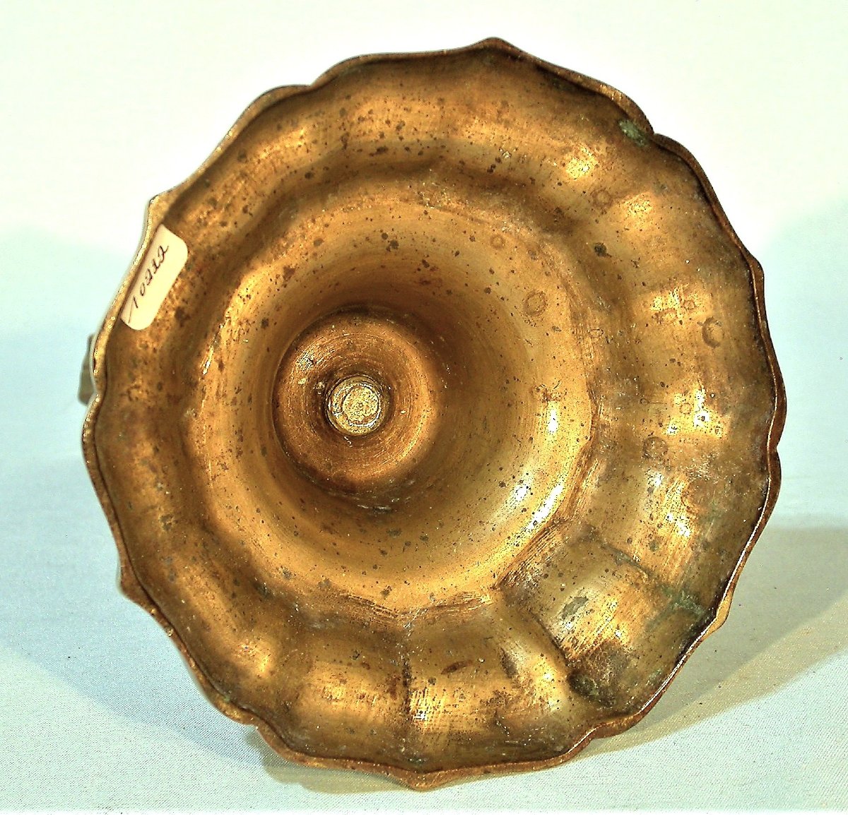 BEAU FLAMBEAU EN BRONZE - FRANCE, XVIII ème s-photo-1