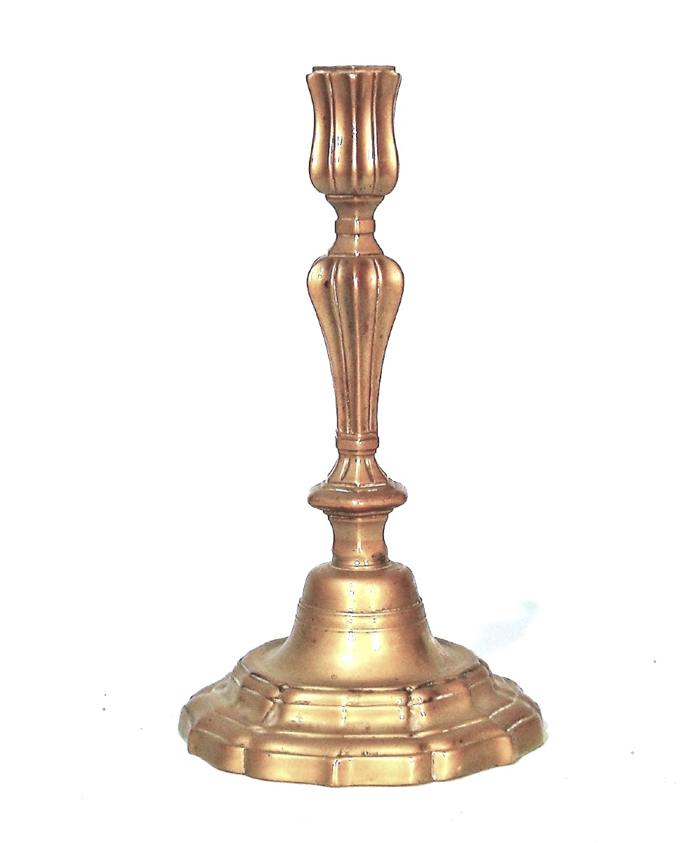 BEAU FLAMBEAU EN BRONZE - FRANCE, XVIII ème s-photo-4