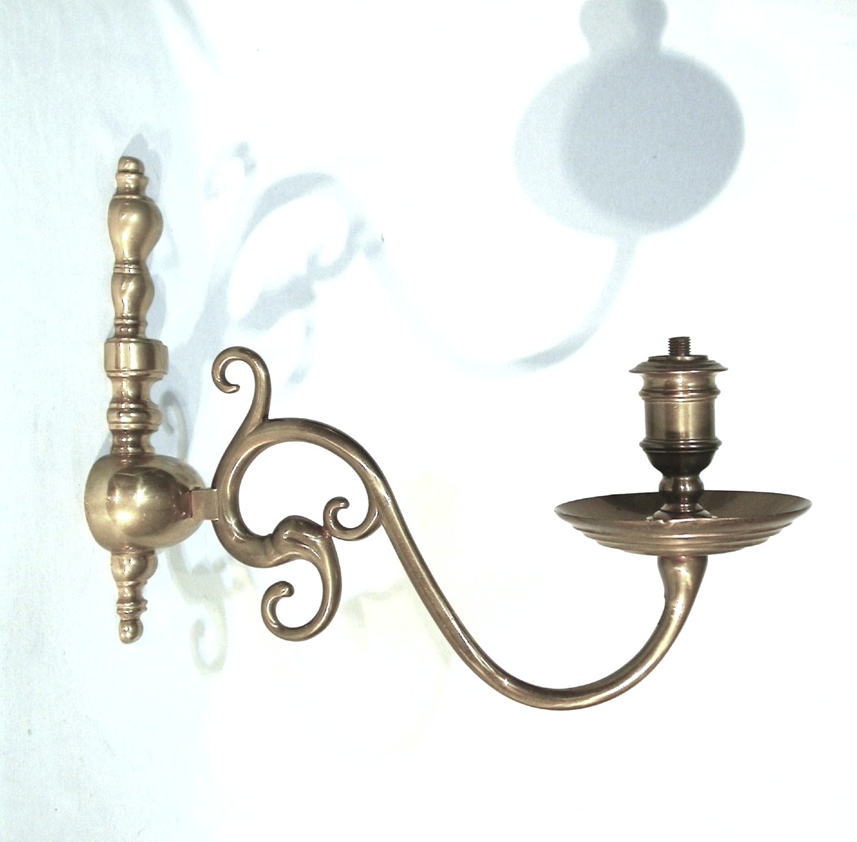 Three Brass Wall Lights