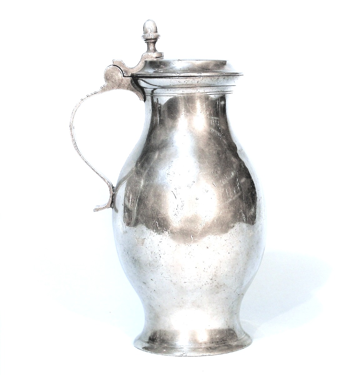 Pewter Wine Pitcher - Salzburg, 19th Century-photo-2