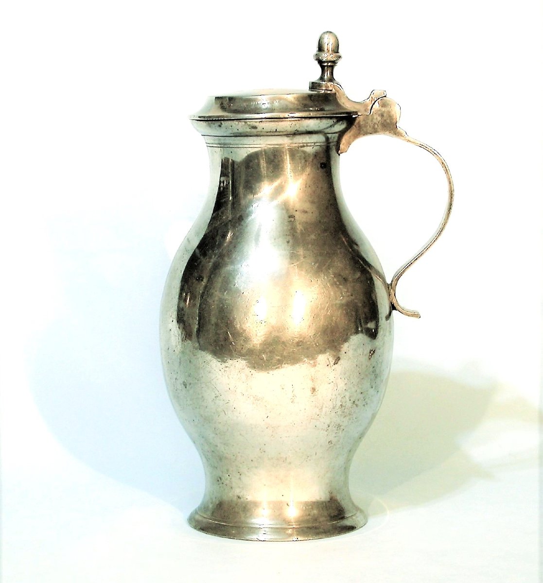 Pewter Wine Pitcher - Salzburg, 19th Century-photo-4