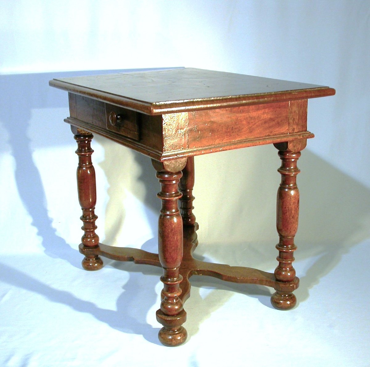 Rare Small Marquetted Table - Early 18th Century-photo-4