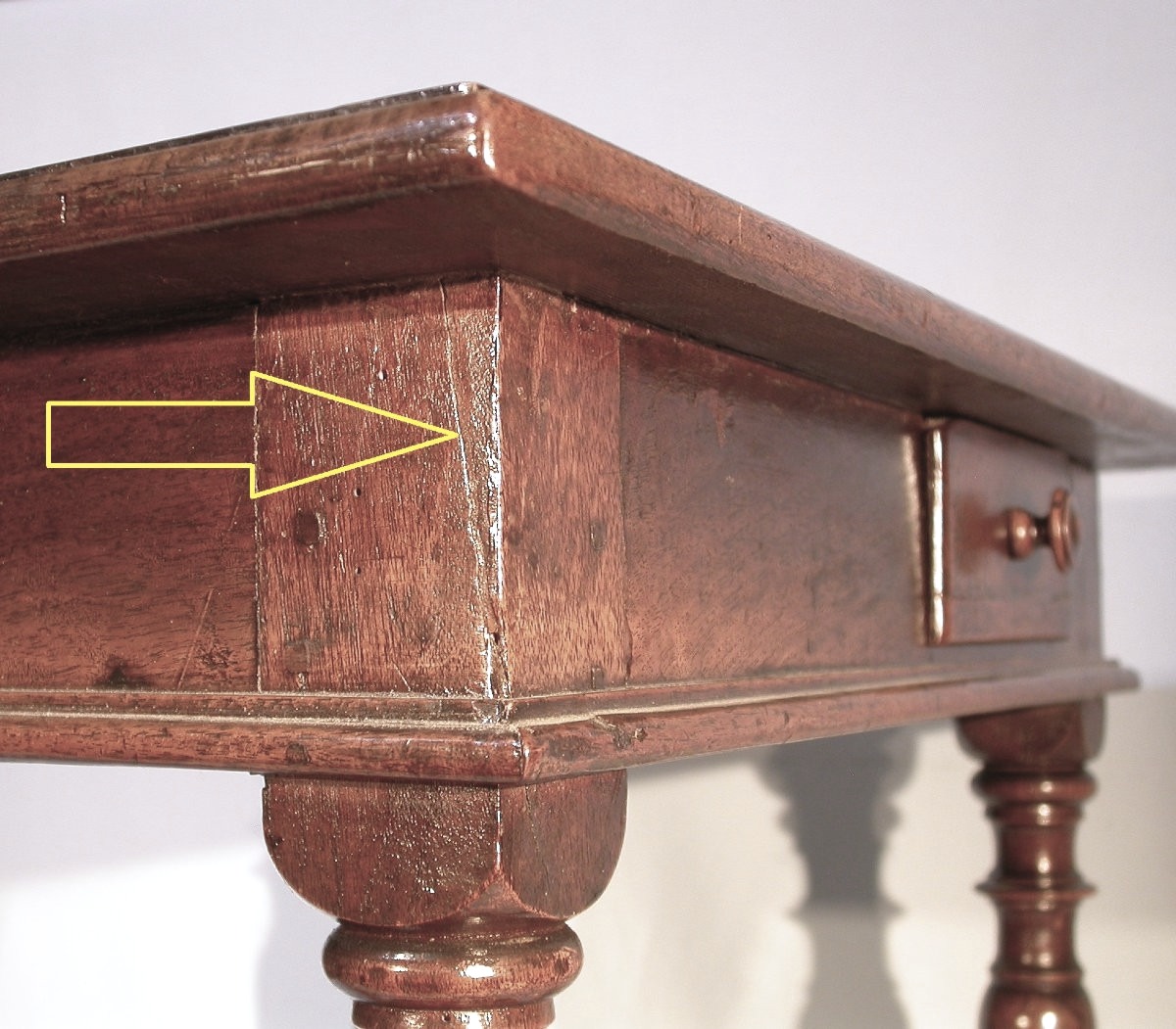 Rare Small Marquetted Table - Early 18th Century-photo-2