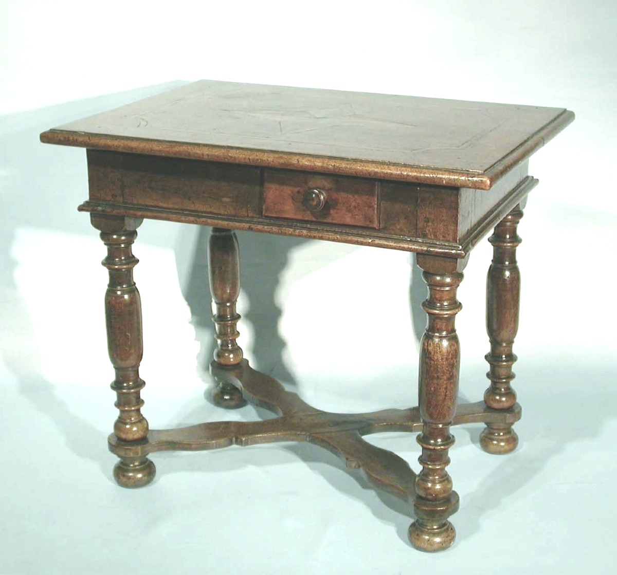 Rare Small Marquetted Table - Early 18th Century