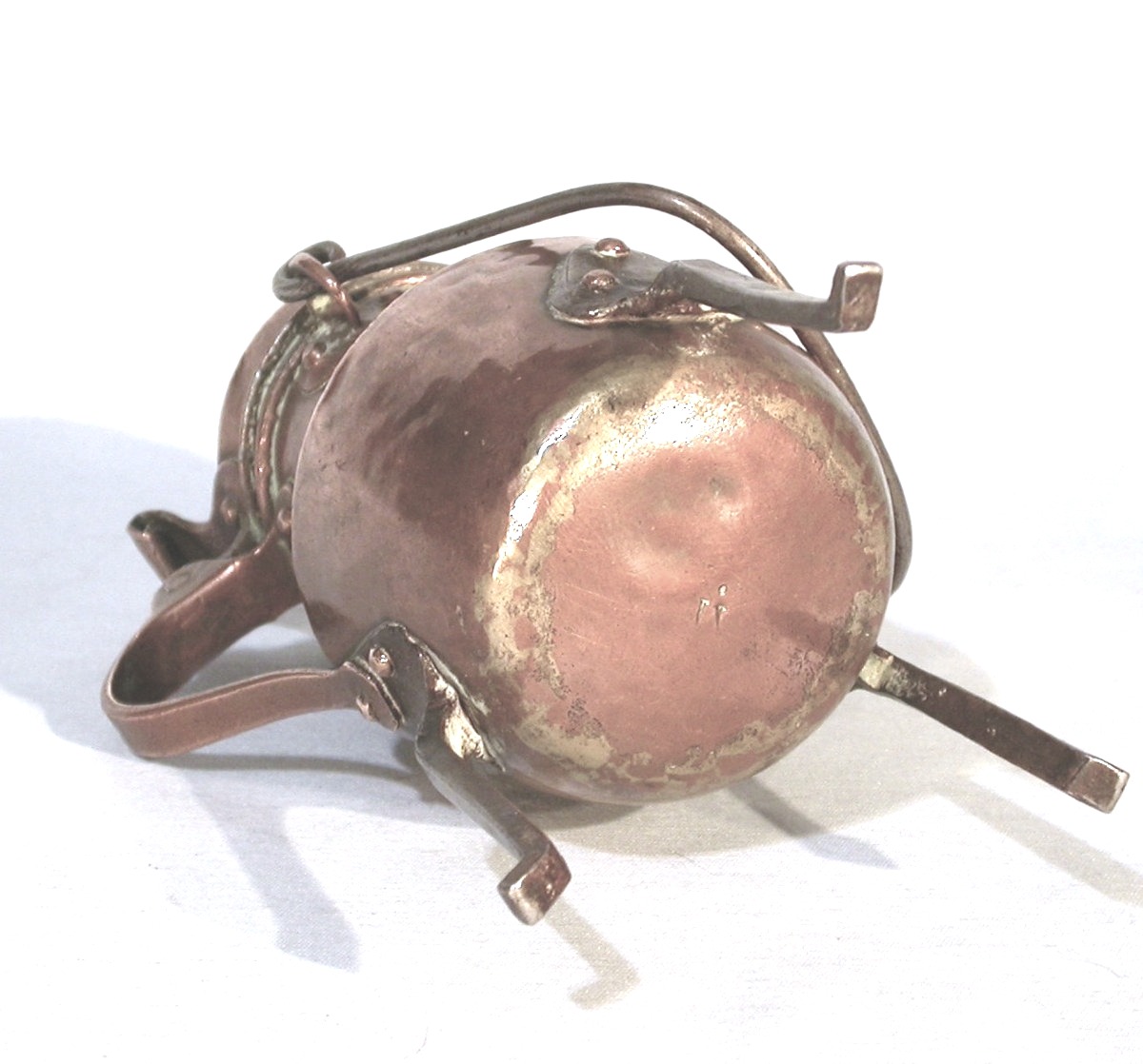 Rare Tiny Copper Coquemar - Circa 1800-photo-4