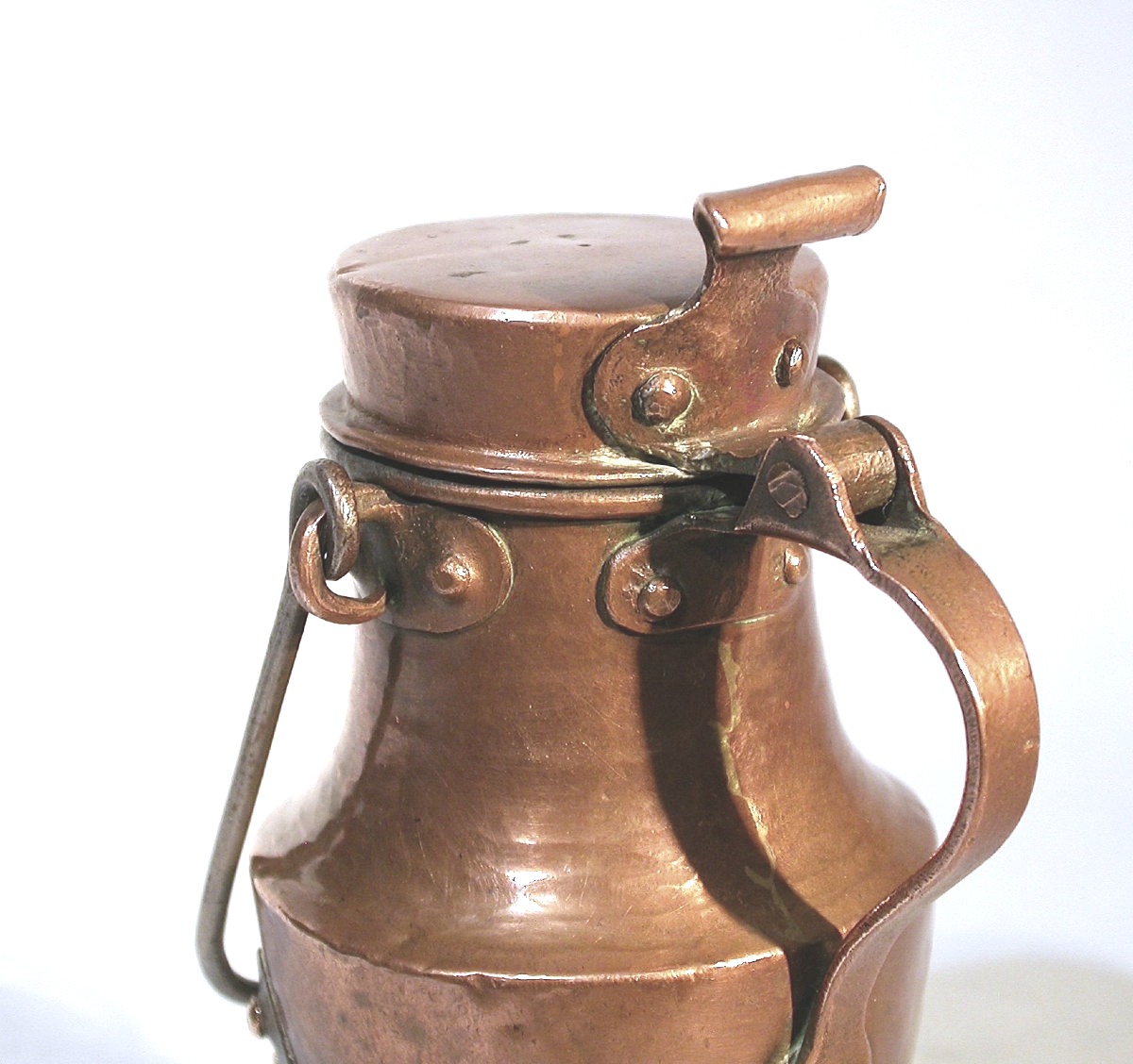 Rare Tiny Copper Coquemar - Circa 1800-photo-3
