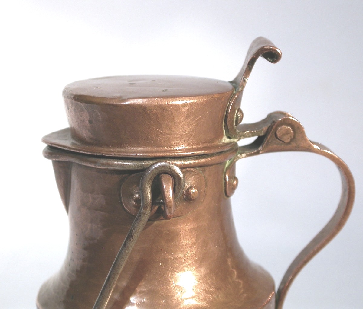 Rare Tiny Copper Coquemar - Circa 1800-photo-4