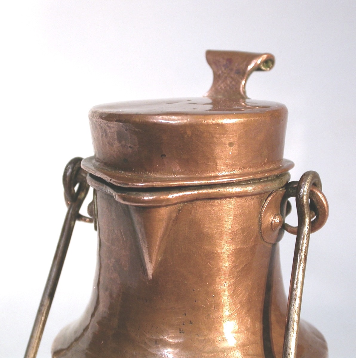 Rare Tiny Copper Coquemar - Circa 1800-photo-5