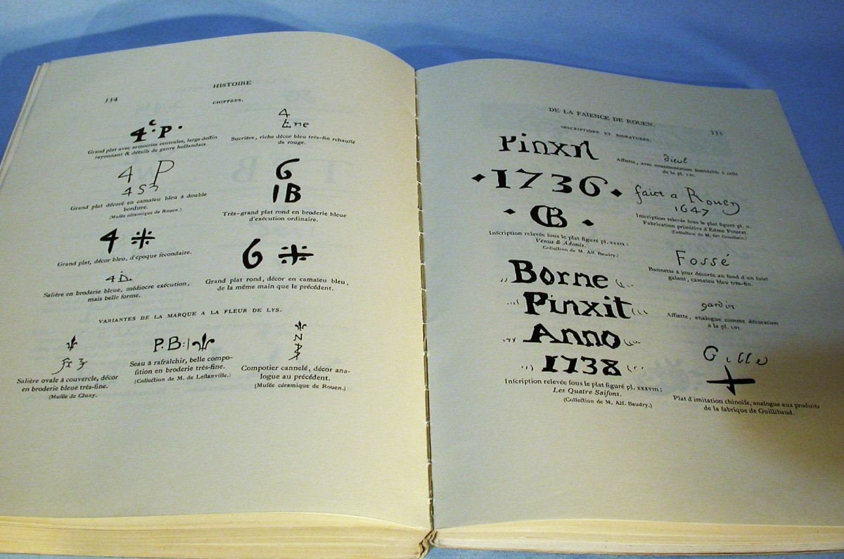 HISTOIRE DE LA FAÏENCE DE ROUEN DE ANDRE POTTIER-photo-3