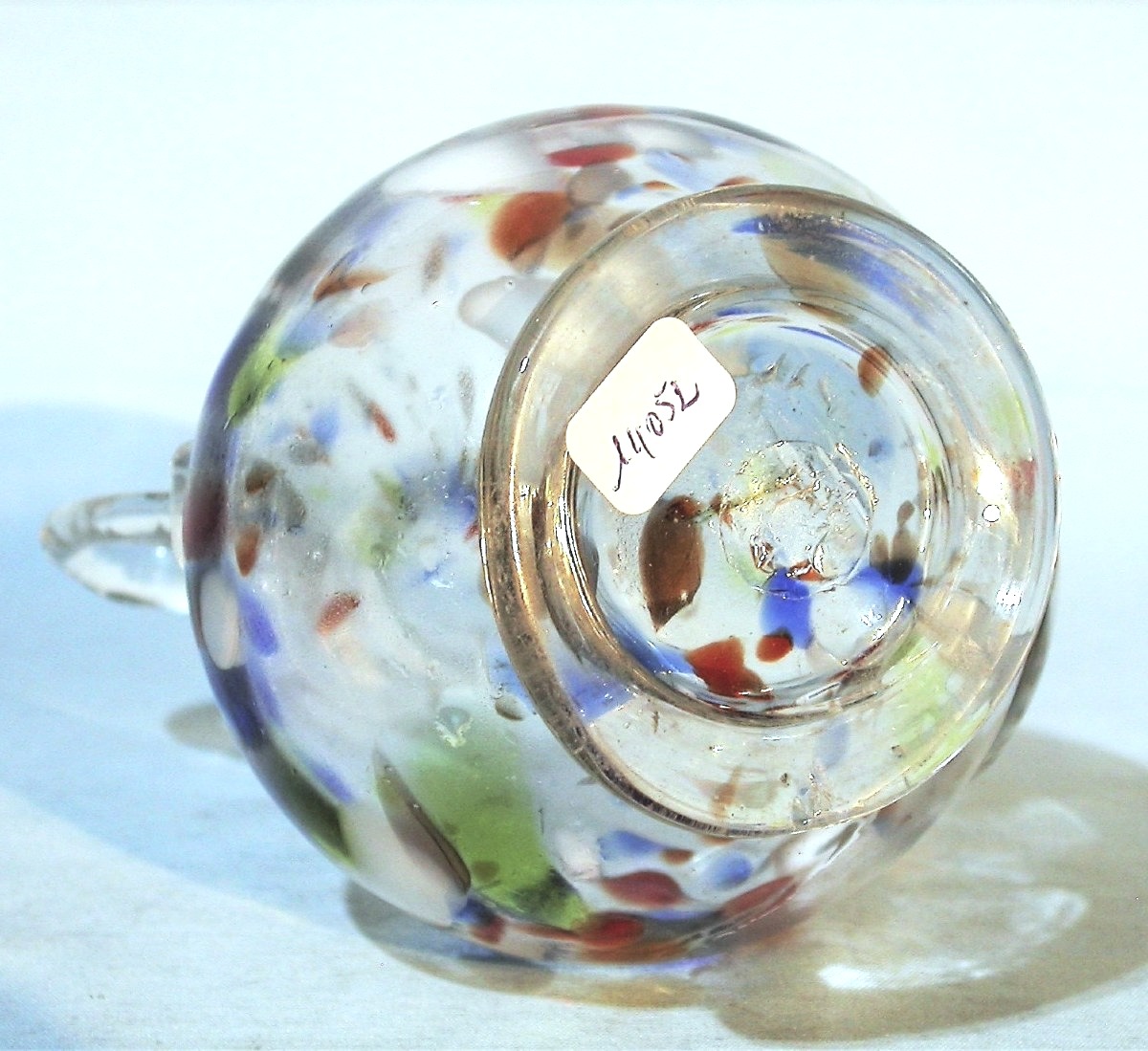Blown Glass Jug - Normandy, 19th Century-photo-1