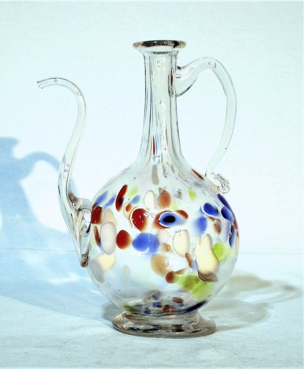 Blown Glass Jug - Normandy, 19th Century