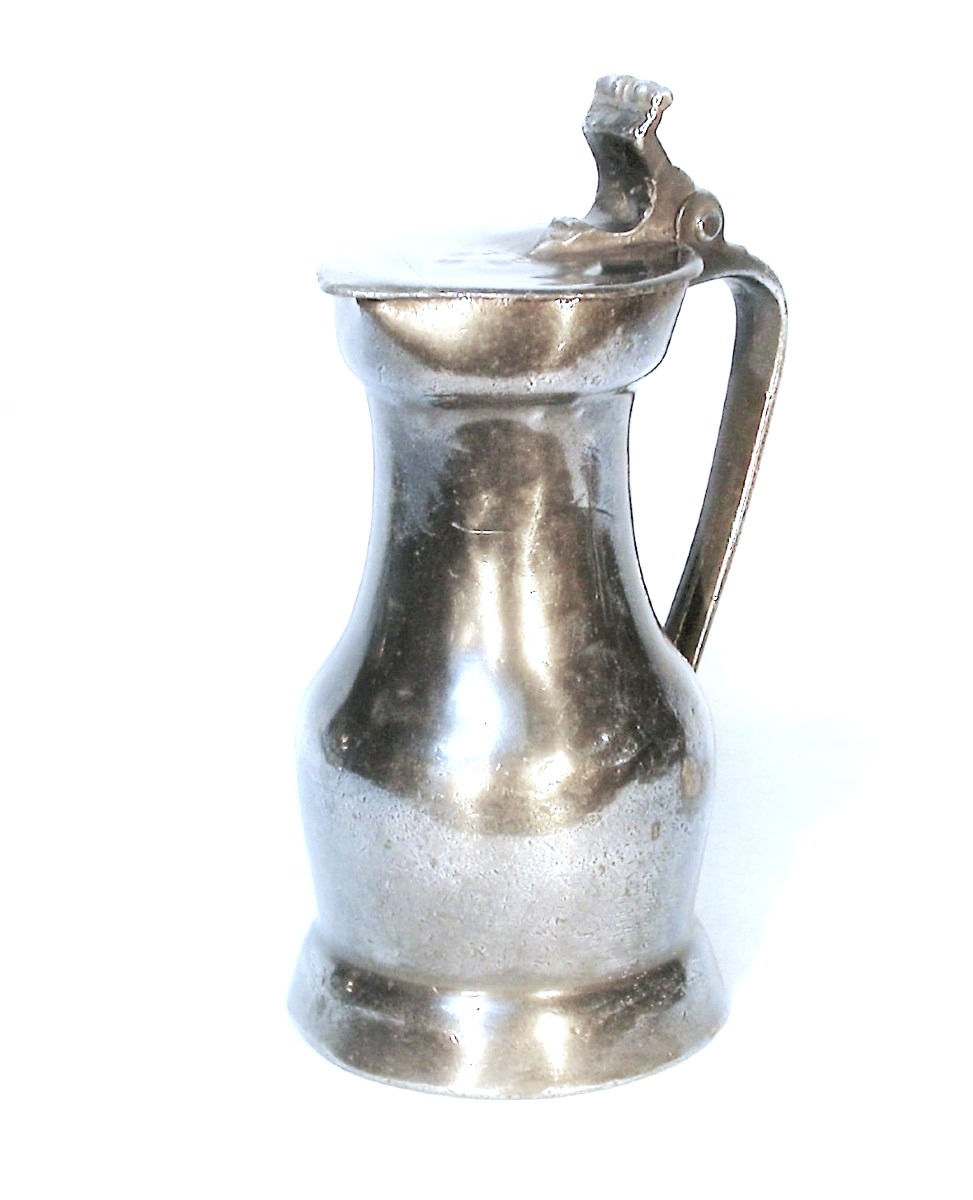 Pewter Wine Pitcher - Paris, 18th Century