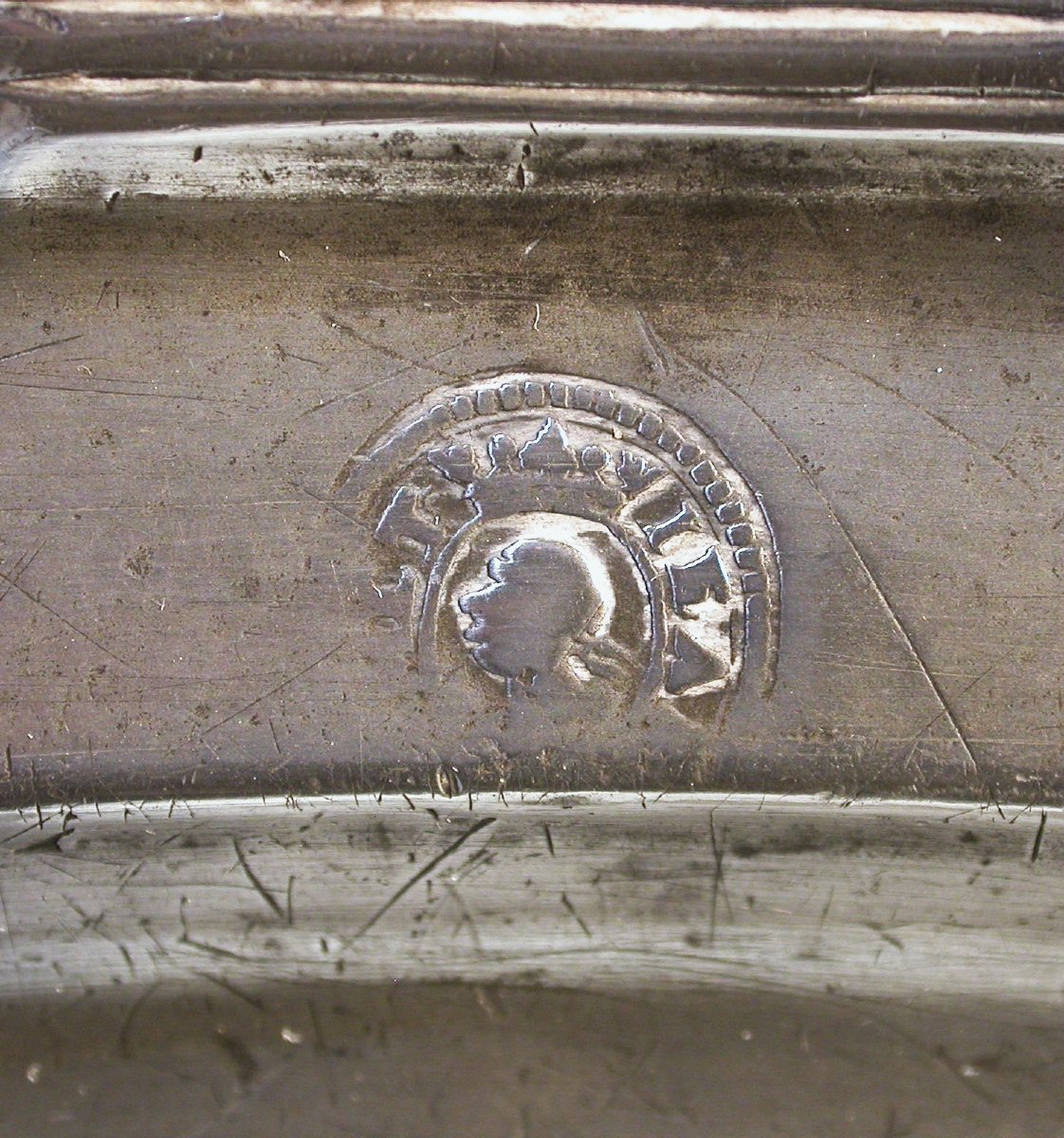 Pair Of Pewter Dishes - Clermont-ferrand And Lyon, 18th Century-photo-3